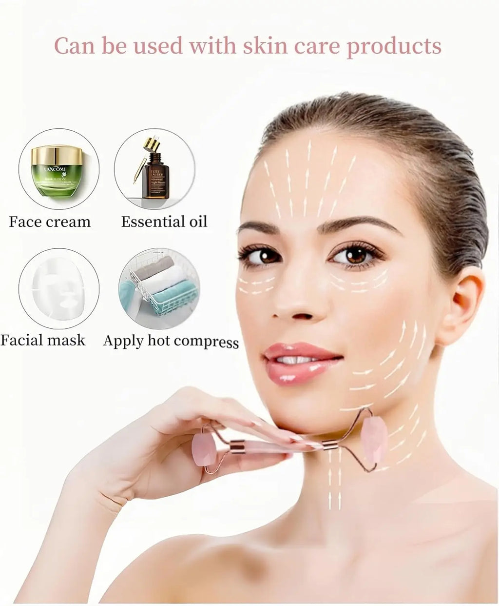 Gua Sha en Quartz – Massage Lymphatique – Nouréa Beauty™