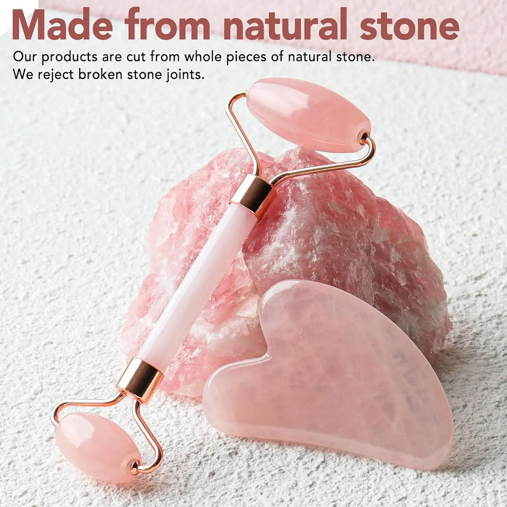 Gua Sha en Quartz – Massage Lymphatique – Nouréa Beauty™